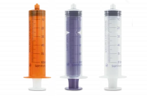Três modelos de seringas para bombas de infusão da linha exclusiva Samtronic