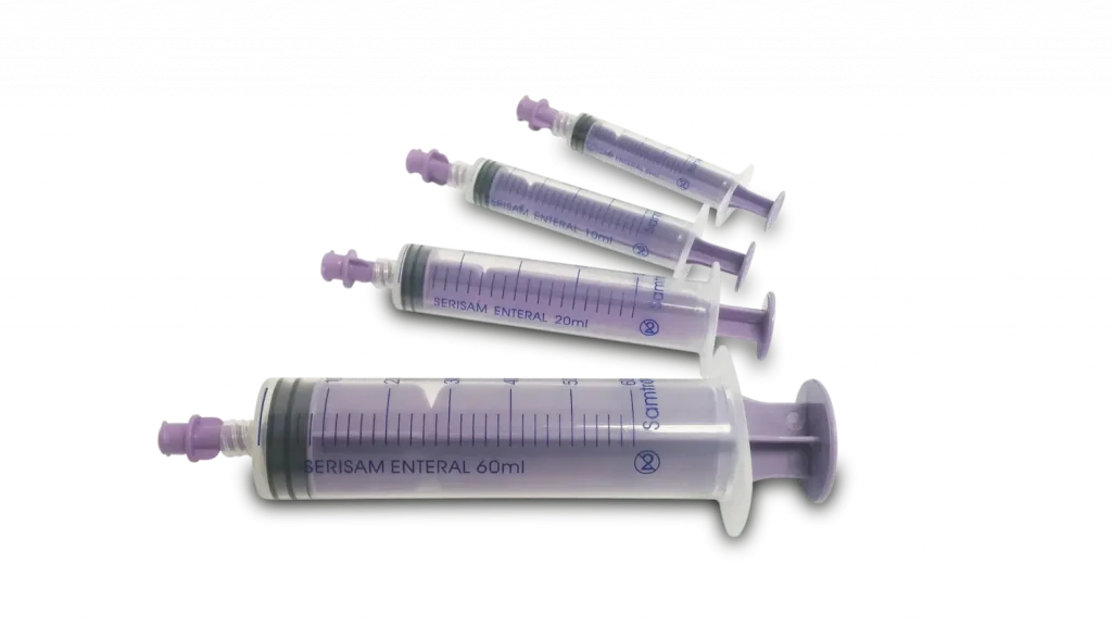 Conjunto de seringas para infusão da linha Serisam Enteral